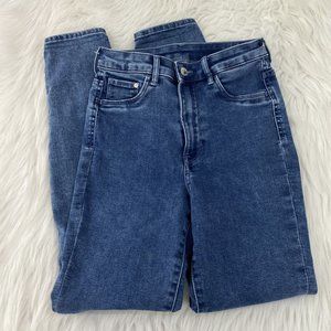 HM & denim high waist jegging medium wash size 25 super stretch mom